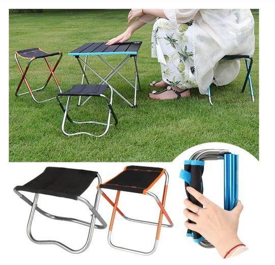 Ortekor | Silla plegable portátil ultraligera con estructura de aluminio resistente | Ideal para acampada y actividades al aire libre