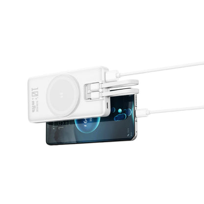 Portable Power Bank with Inductive Charging & Digital Display | Compact Design for On-the-Go Charging