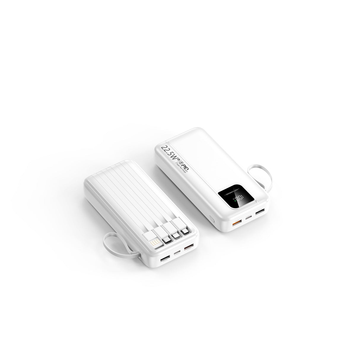 Portable Power Bank with Multifunctional Charging Connector | High-Performance Battery for On-the-Go Charging