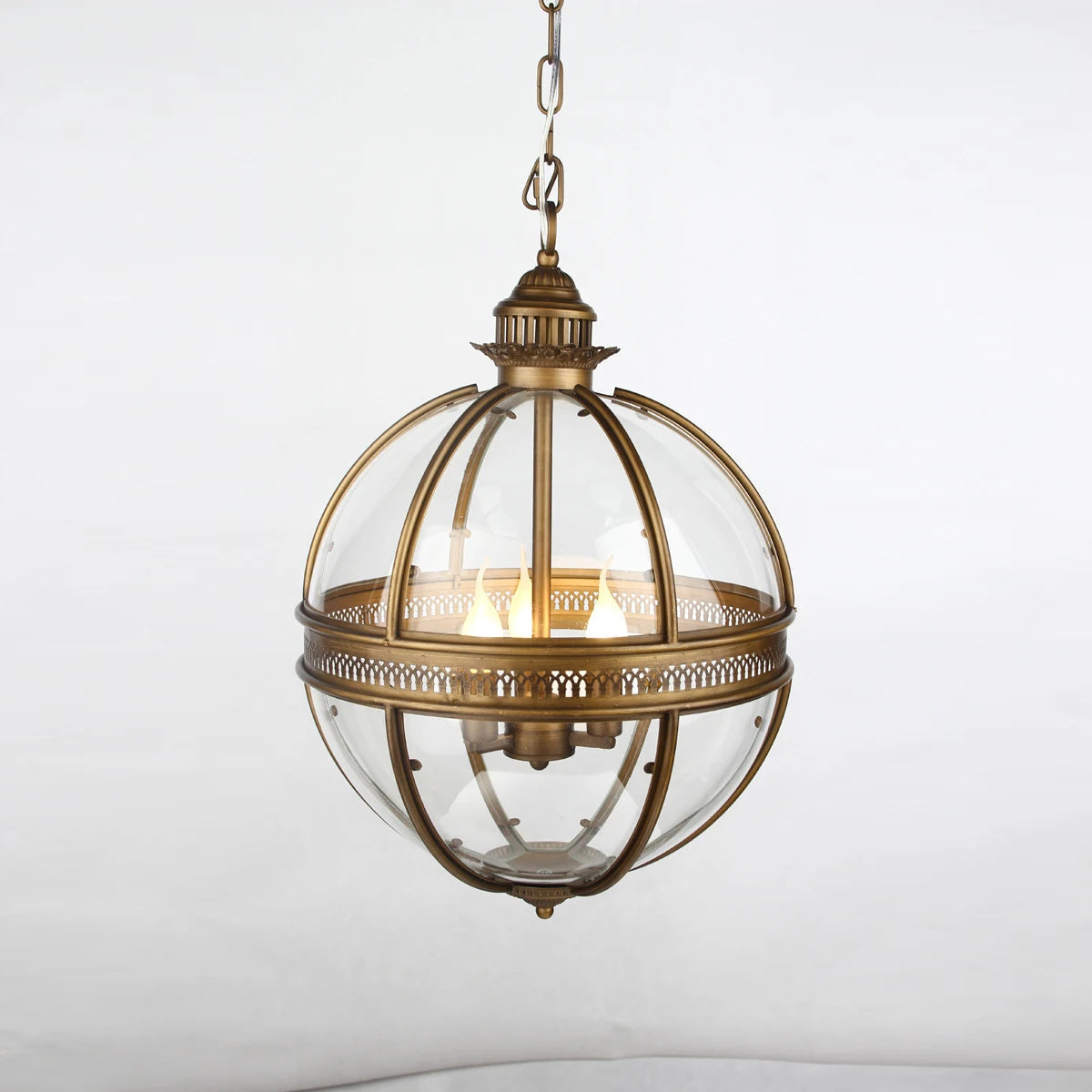 Lámpara de techo con pantalla de cristal esférica, casquillo E12, instalación cableada, luminaria colgante para mesa de comedor, isla de cocina, rincón de desayuno, estilo granja moderno