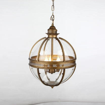 Lámpara de techo con pantalla de cristal esférica, casquillo E12, instalación cableada, luminaria colgante para mesa de comedor, isla de cocina, rincón de desayuno, estilo granja moderno