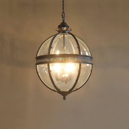 Lámpara de techo con pantalla de cristal esférica, casquillo E12, instalación cableada, luminaria colgante para mesa de comedor, isla de cocina, rincón de desayuno, estilo granja moderno