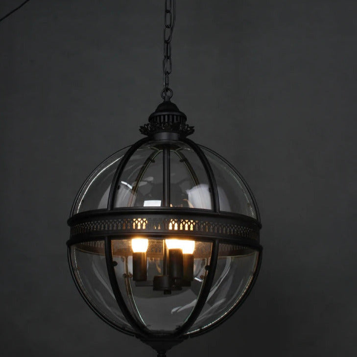 Lámpara de techo con pantalla de cristal esférica, casquillo E12, instalación cableada, luminaria colgante para mesa de comedor, isla de cocina, rincón de desayuno, estilo granja moderno