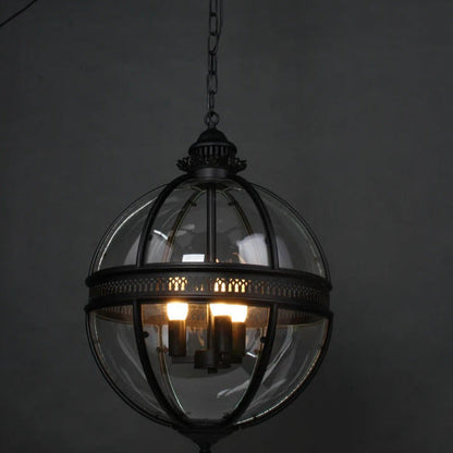 Lámpara de techo con pantalla de cristal esférica, casquillo E12, instalación cableada, luminaria colgante para mesa de comedor, isla de cocina, rincón de desayuno, estilo granja moderno
