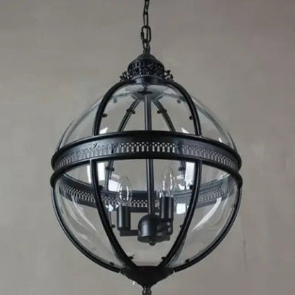 Lámpara de techo con pantalla de cristal esférica, casquillo E12, instalación cableada, luminaria colgante para mesa de comedor, isla de cocina, rincón de desayuno, estilo granja moderno