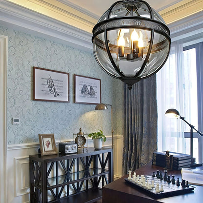 Lámpara de techo con pantalla de cristal esférica, casquillo E12, instalación cableada, luminaria colgante para mesa de comedor, isla de cocina, rincón de desayuno, estilo granja moderno