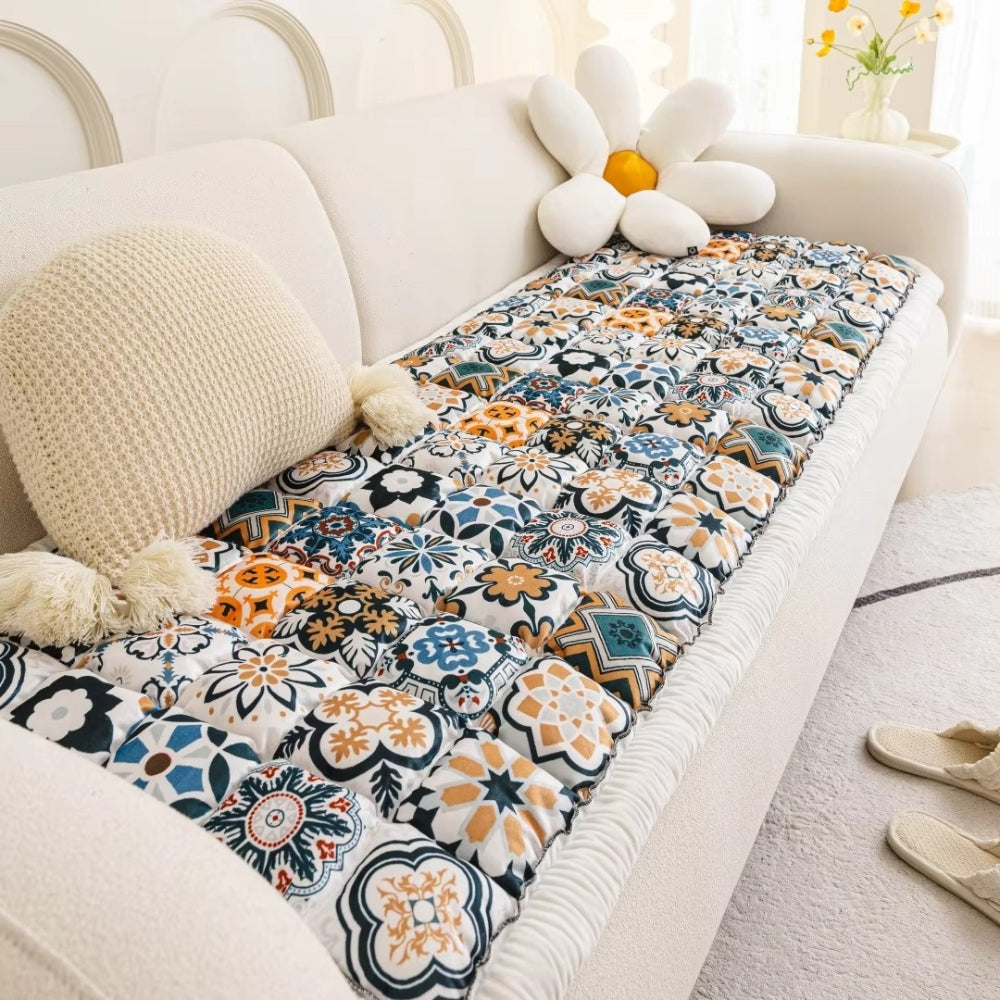 Breeze Sofa Cover - Extra-Thick Microfiber, Bohemian Style
