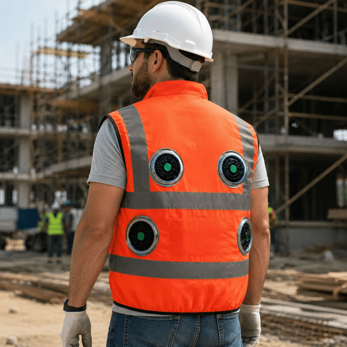 Breezeflow | Cooling Vest with Integrated Fan System for Summer Comfort