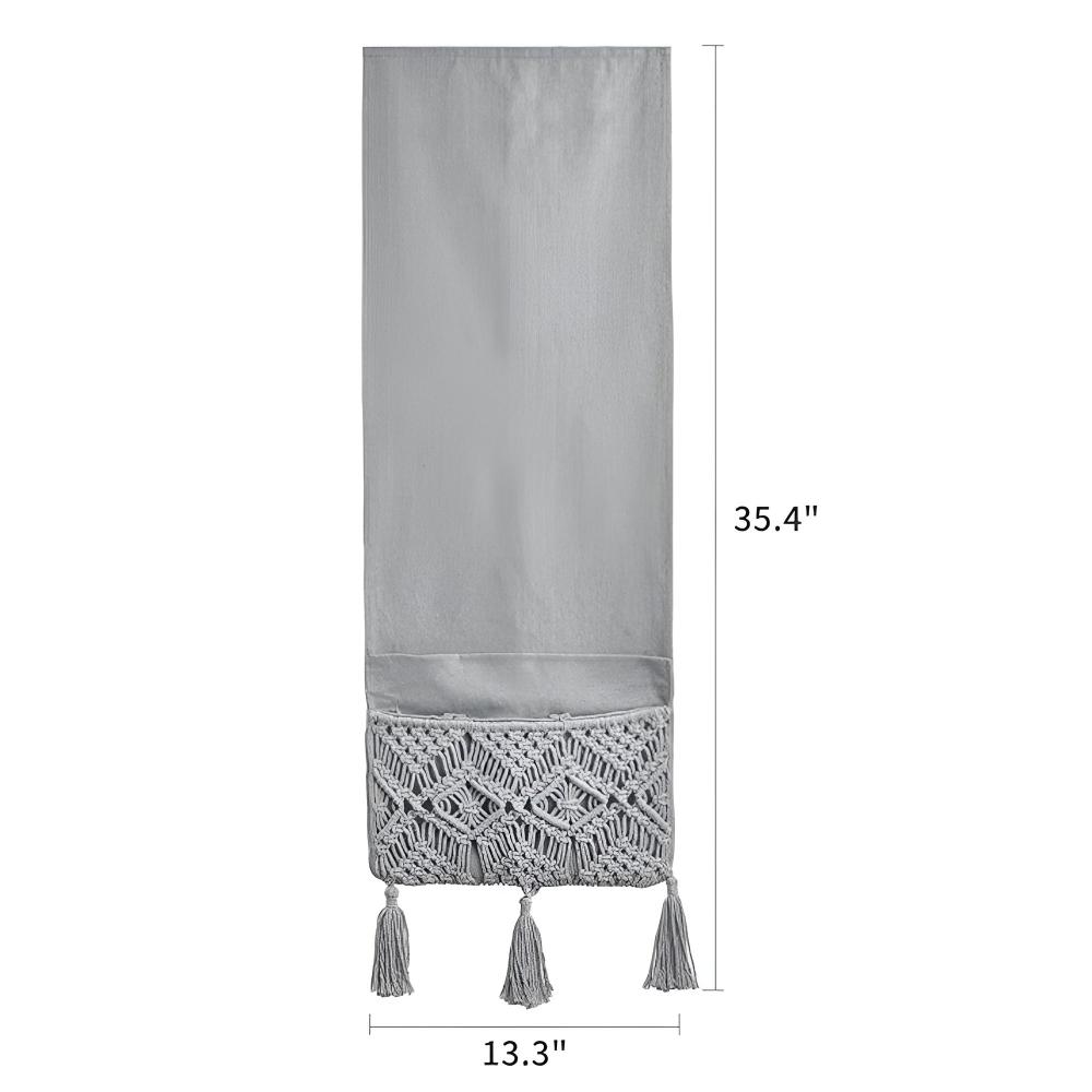 Brenna Bed Side Caddy - Handmade Canvas, Stylish Organizer