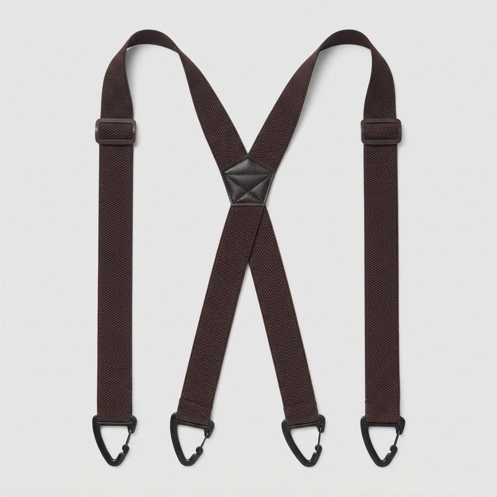 CLIPLOCK – Carabiner Clip Suspenders for a Secure Fit