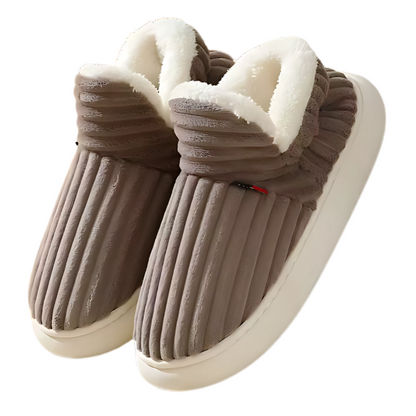 Memory Foam Slippers – Plush Indoor House Shoes with Non-Slip Sole for Men & Women – Cozy Winter Footwear