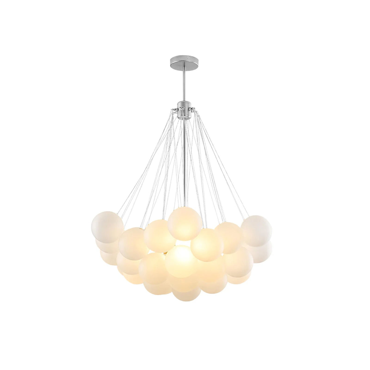 Bubble Pendant Light Multi-Globe Adjustable Ceiling Fixture Gold Black Chrome for Dining Room Living Room Foyer 19-73 Lights