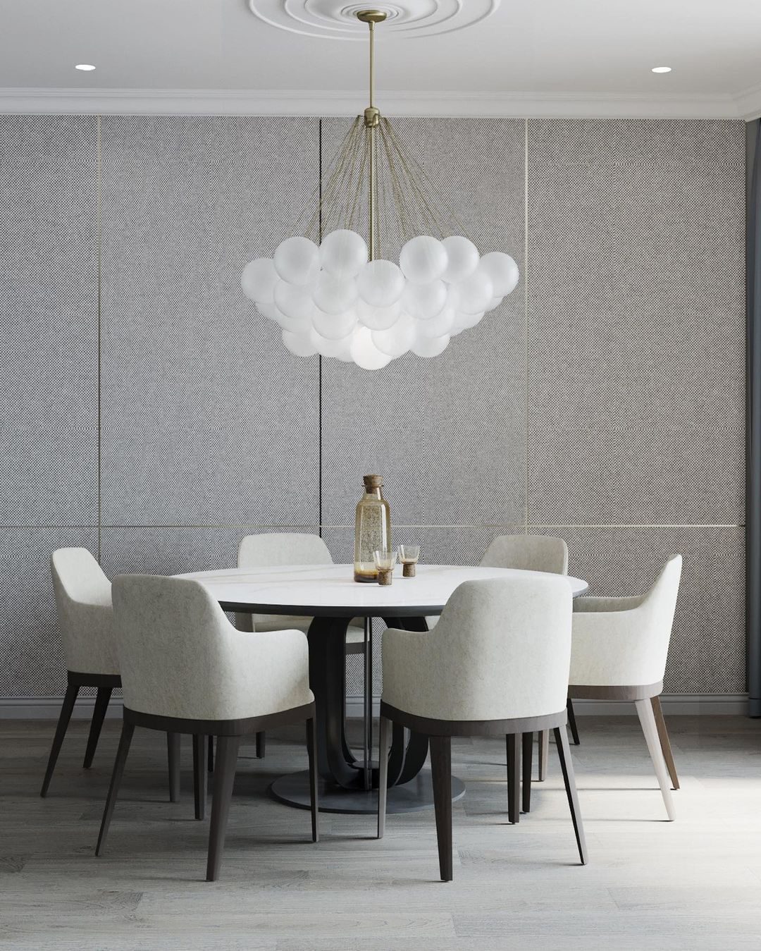 Bubble Pendant Light Multi-Globe Adjustable Ceiling Fixture Gold Black Chrome for Dining Room Living Room Foyer 19-73 Lights