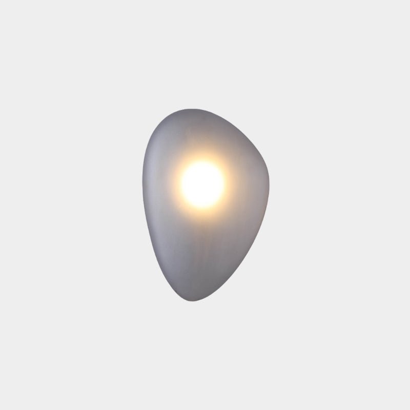 Organic Glass LED Sconce Light Fixture Wall or Ceiling Mount Modern Home Lighting Warm Neutral Cool White for Bedroom Living Room Hallway De