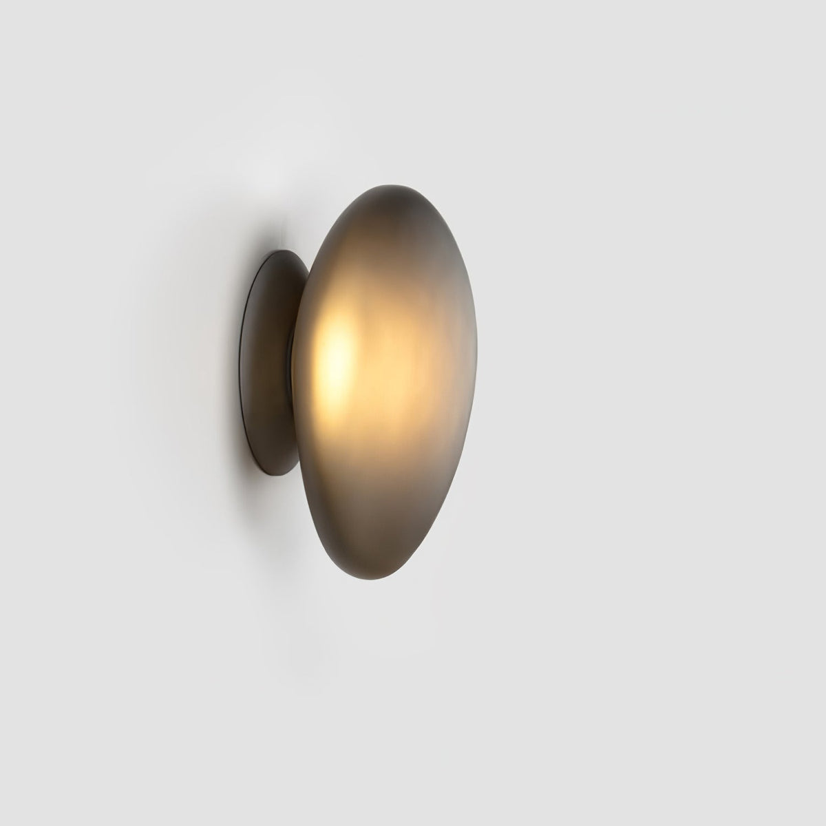 Organic Glass LED Sconce Light Fixture Wall or Ceiling Mount Modern Home Lighting Warm Neutral Cool White for Bedroom Living Room Hallway De
