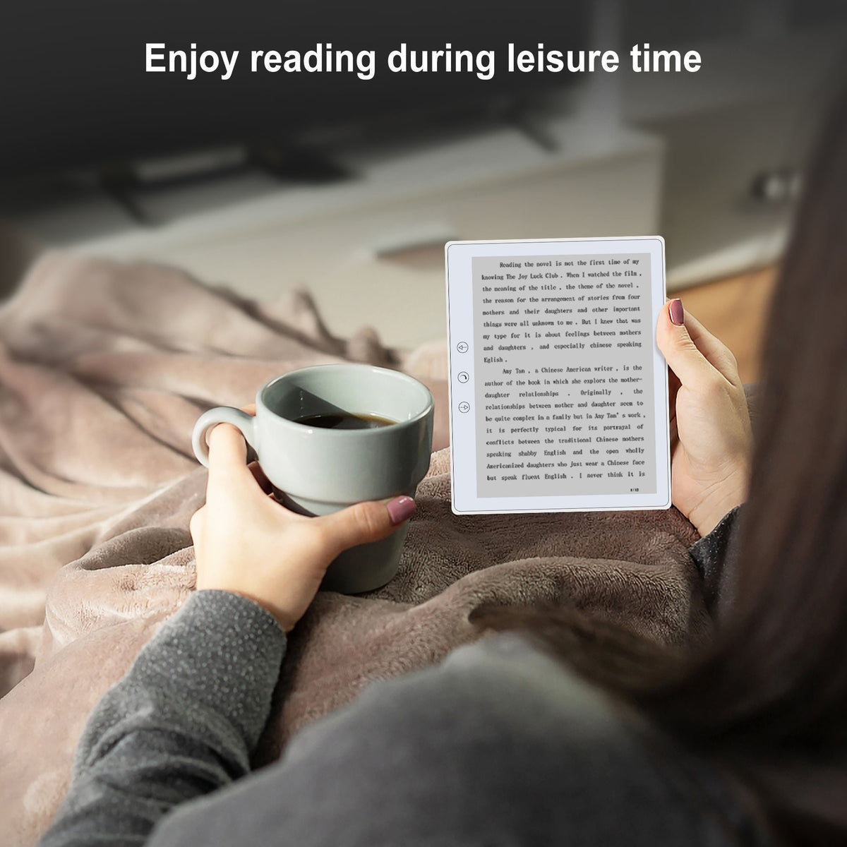 6-Inch Digital Reading Device with E-Ink Screen, WiFi & Long Battery Life for Books & Audiobooks