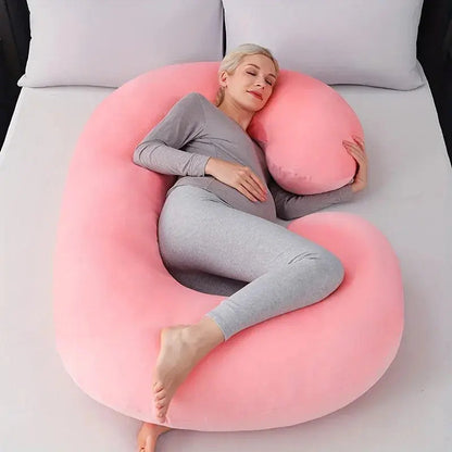Ortekor C-Shaped Support Pillow | Soft Contoured Design for Full-Body Relaxation