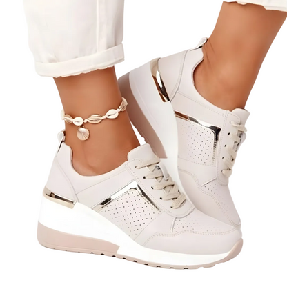 Women's Lightweight Athletic Sneakers – Breathable Mesh, Cushioned Insole, Anti-Slip Sole, Reinforced Heel Support – US Sizes 6–10.5