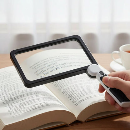 5x Magnifying Glass with LED Light and Adjustable Brightness for Detail Work