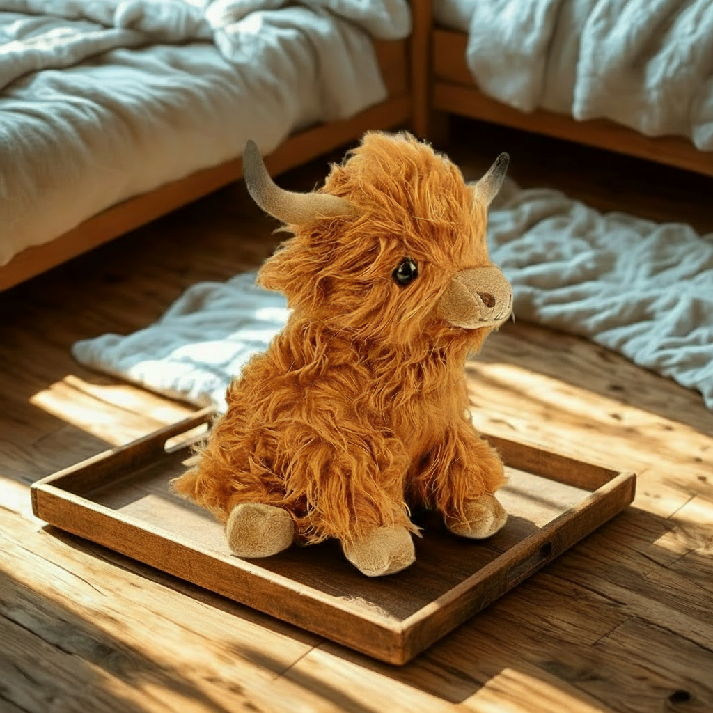 MOOHUG – Fluffy Cow Plush Toy for Cuddle Time