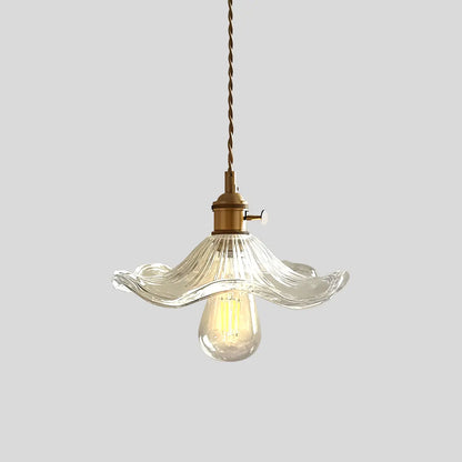 Adjustable Height Pendant Light with Clear Glass Shade Bronze Finish for Dining Table Kitchen Island Living Room Overhead Lighting