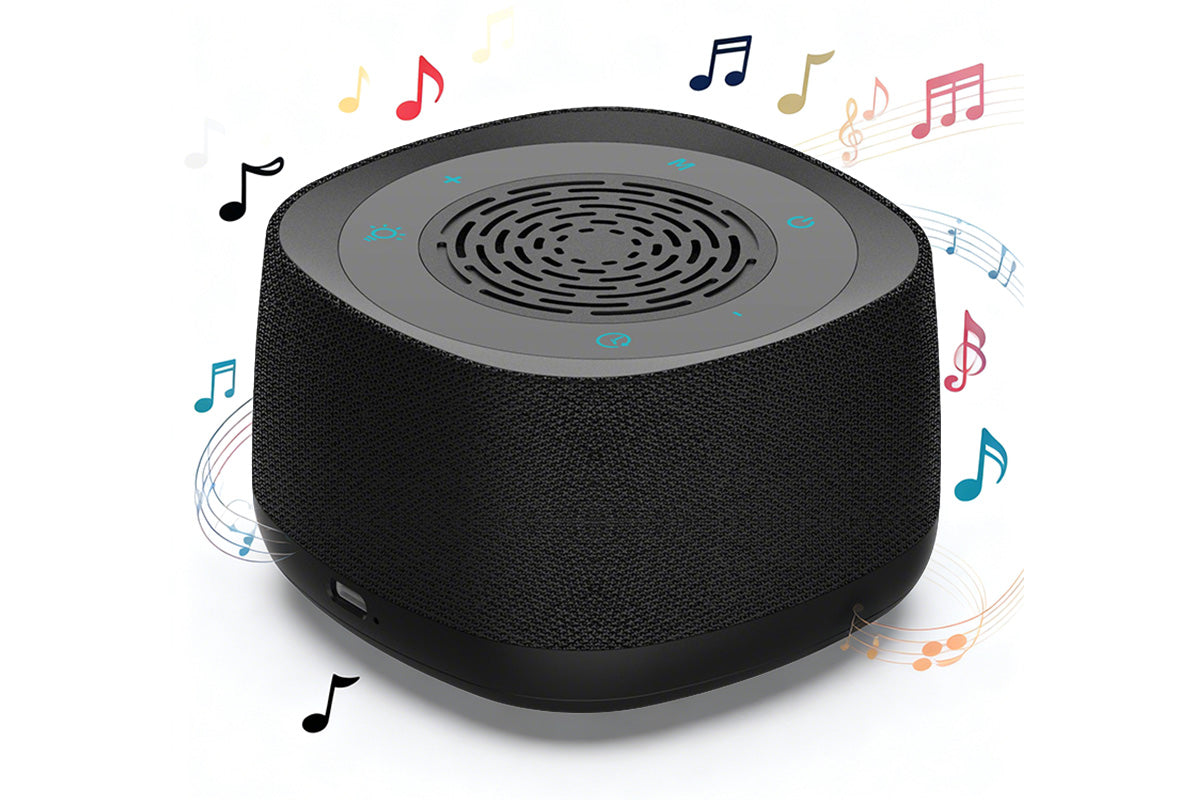 Calm Sleep | White Noise Machine for Sleep with Alarm Clock & Breathing Light | Multi-Function Device for Relaxation