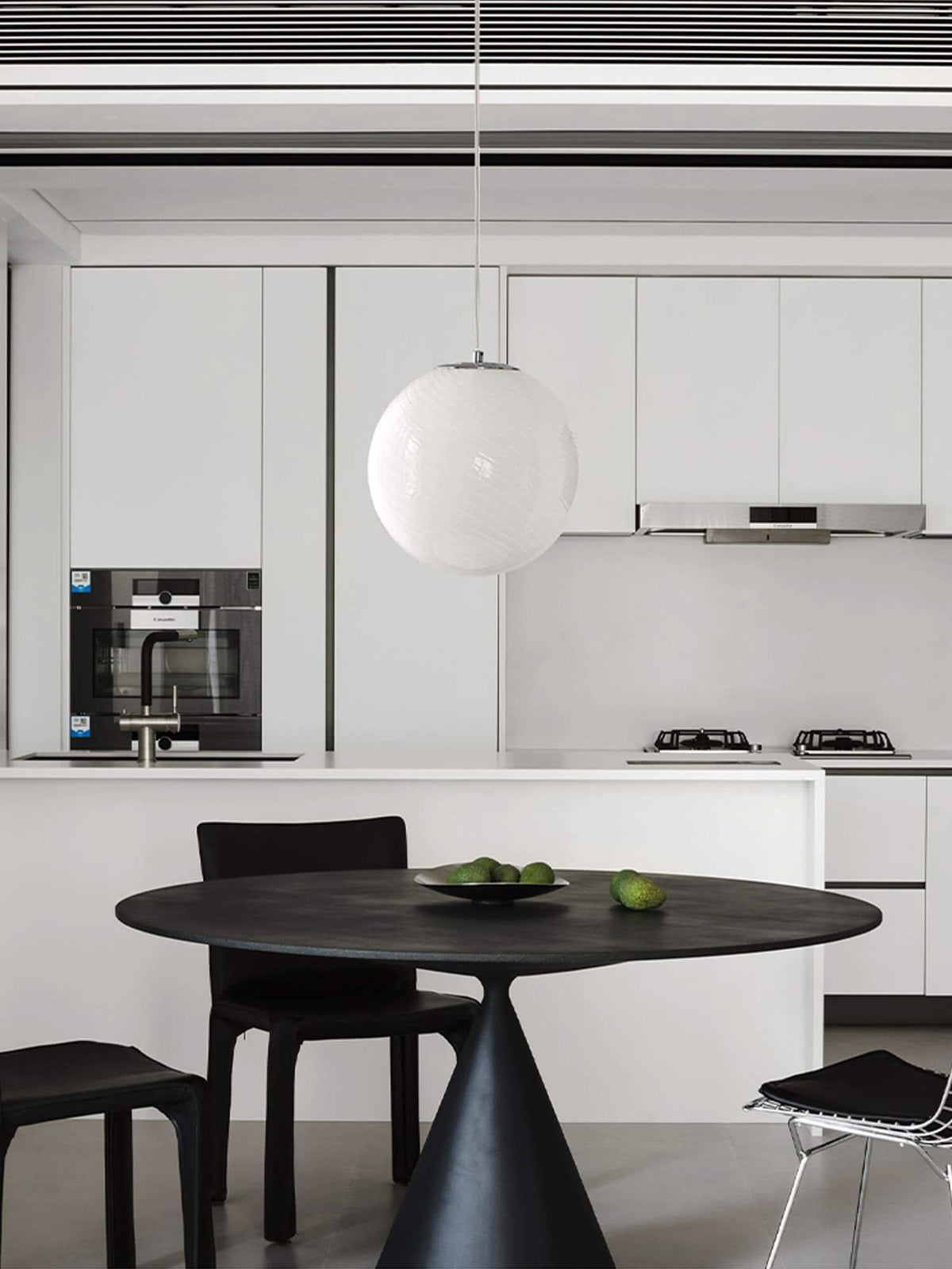 Round Glass Globe Overhead Light 12-Inch Honey Amber Ceiling Fixture for Dining Room Kitchen Counter Breakfast Nook Modern Hanging Lamp Home