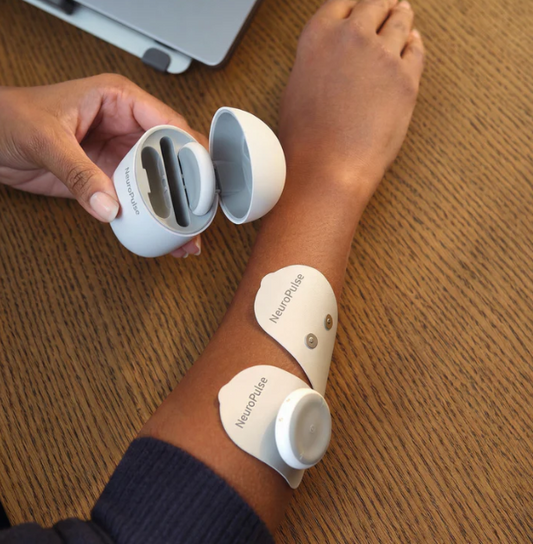 16-Level Wireless Muscle Stimulator & TENS Device for Back and Neck Relief