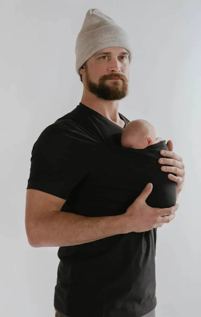Baby Carrier Shirt for Parents – Hands-Free Kangaroo Care Tee with Nursing Access for Mom & Dad
