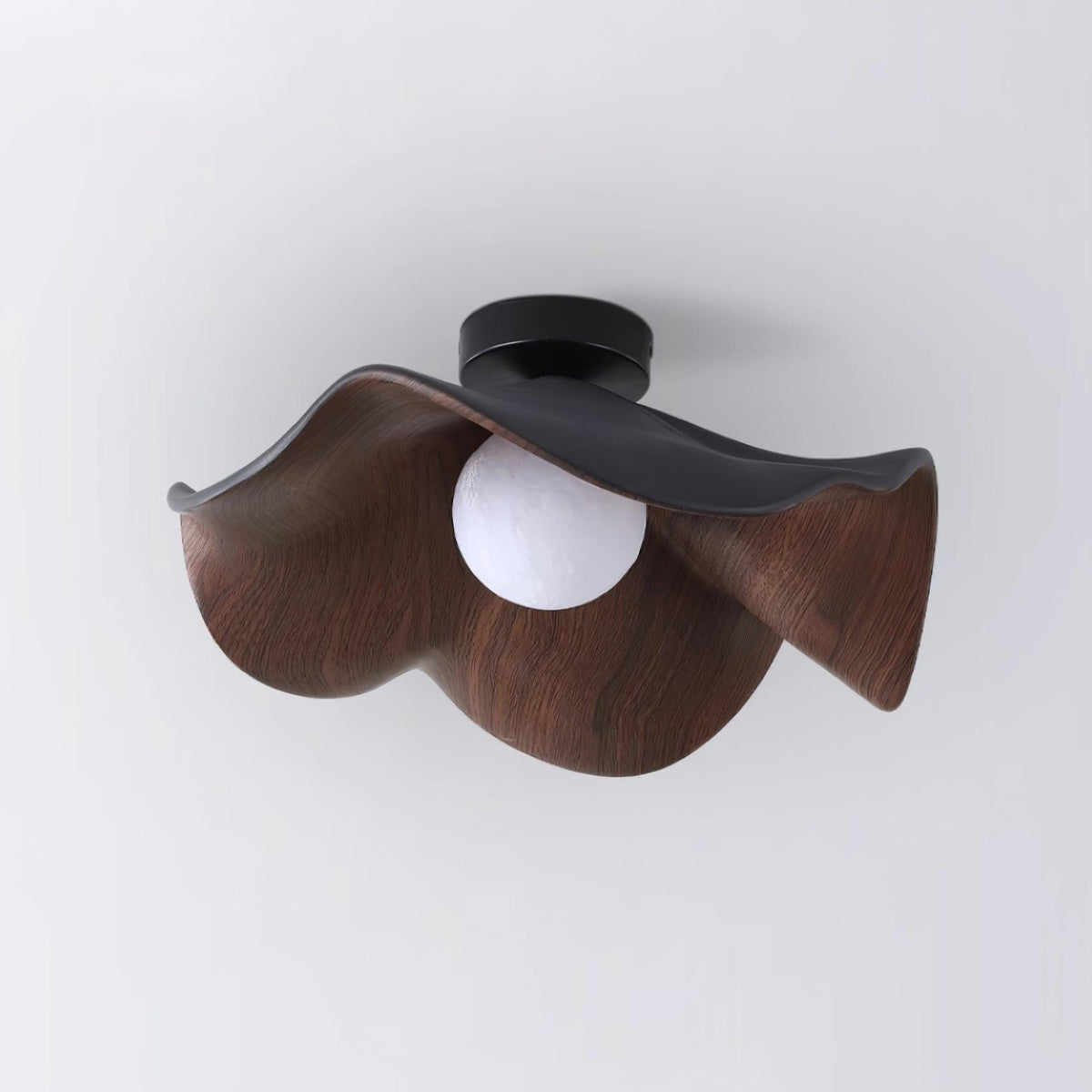 Adjustable Pendant Light with Metal & Resin Shade for Living Room, Bedroom, Dining Room | Modern Flush Mount Ceiling Fixture | 59 in Drop