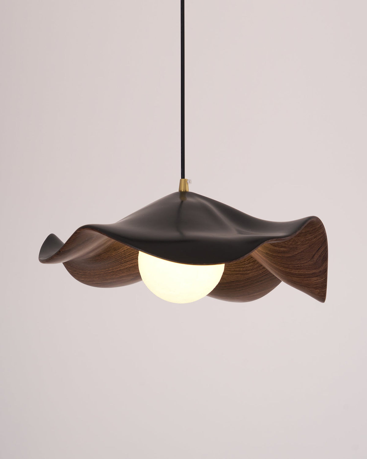 Hanging Fixture with Botanical Motif in Resin for Kitchen & Dining Areas 11-Inch Round Globe with Textured Surface Adjustable Drop Cord Fits