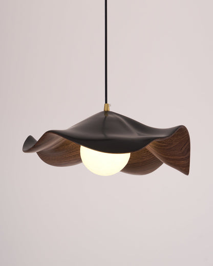 Hanging Fixture with Botanical Motif in Resin for Kitchen & Dining Areas 11-Inch Round Globe with Textured Surface Adjustable Drop Cord Fits
