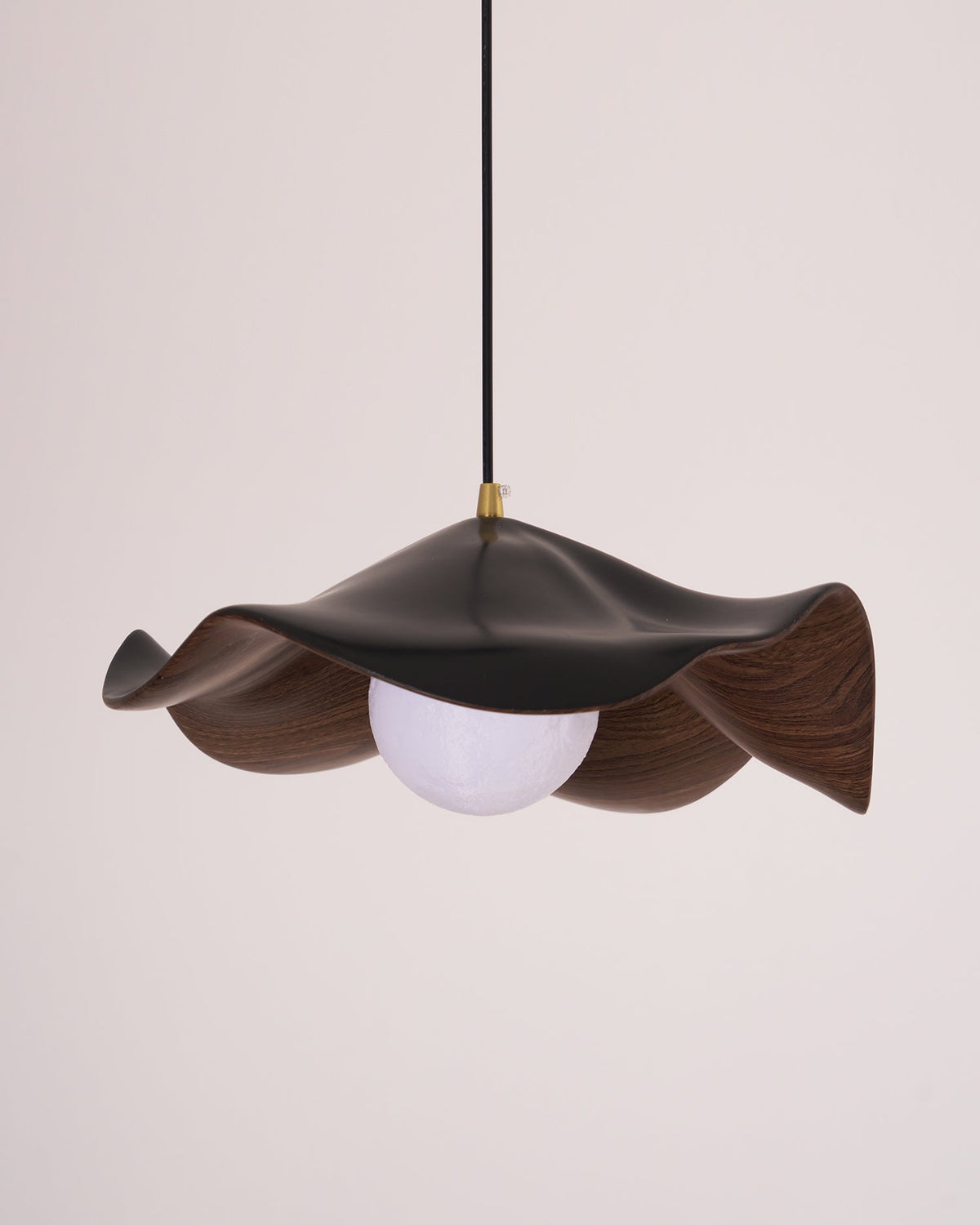 Hanging Fixture with Botanical Motif in Resin for Kitchen & Dining Areas 11-Inch Round Globe with Textured Surface Adjustable Drop Cord Fits