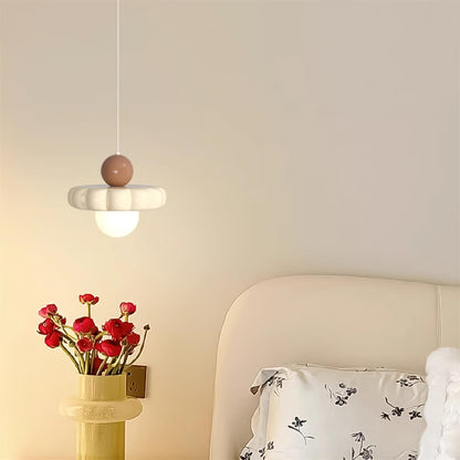 Lámpara colgante retro con pantalla curva – Lámpara de techo con casquillo G9 para comedor, cocina y dormitorio – Lámpara colgante moderna ajustable