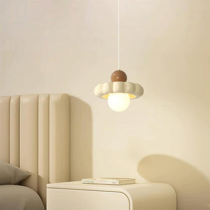 Lámpara colgante retro con pantalla curva – Lámpara de techo con casquillo G9 para comedor, cocina y dormitorio – Lámpara colgante moderna ajustable