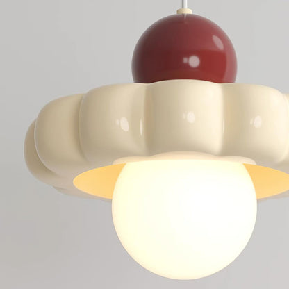 Lámpara colgante retro con pantalla curva – Lámpara de techo con casquillo G9 para comedor, cocina y dormitorio – Lámpara colgante moderna ajustable