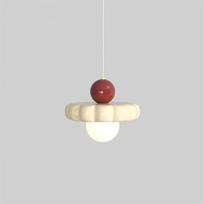 Lámpara colgante retro con pantalla curva – Lámpara de techo con casquillo G9 para comedor, cocina y dormitorio – Lámpara colgante moderna ajustable