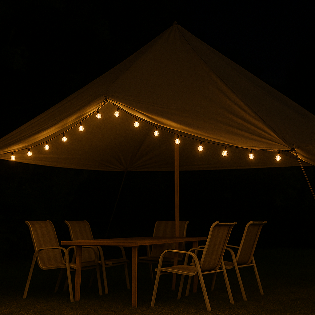 Solar Powered Outdoor String Lights Warm White LED Crystal Globe for Camping RV Patio Garden 20ft 40ft 72ft Cordless Weatherproof