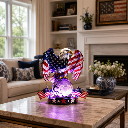 LibertyWing™ – Patriotic Eagle Lamp