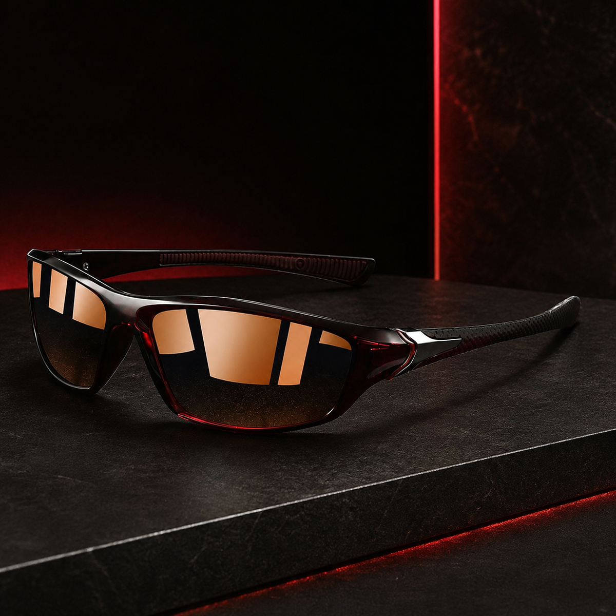 Gafas de sol deportivas con lentes polarizadas UV400 – Gafas para actividades al aire libre y conducción