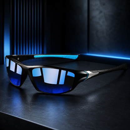 Gafas de sol deportivas con lentes polarizadas UV400 – Gafas para actividades al aire libre y conducción