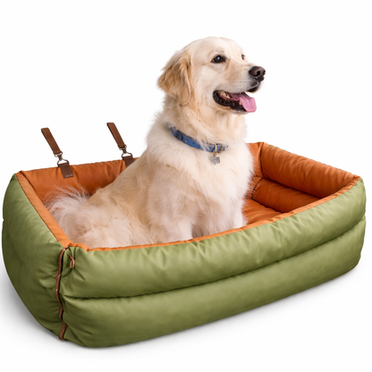 Pet Haven | Asiento elevado para perros con diseño impermeable | Comodidad elevada para viajes seguros