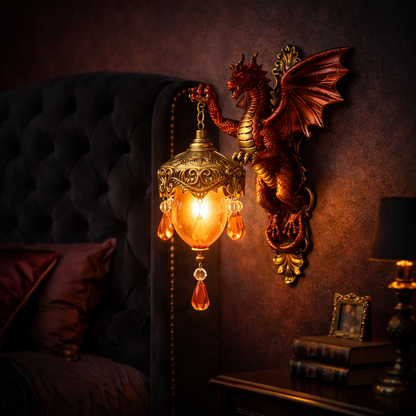 Draco™ – Molten Ember Wall Lamp