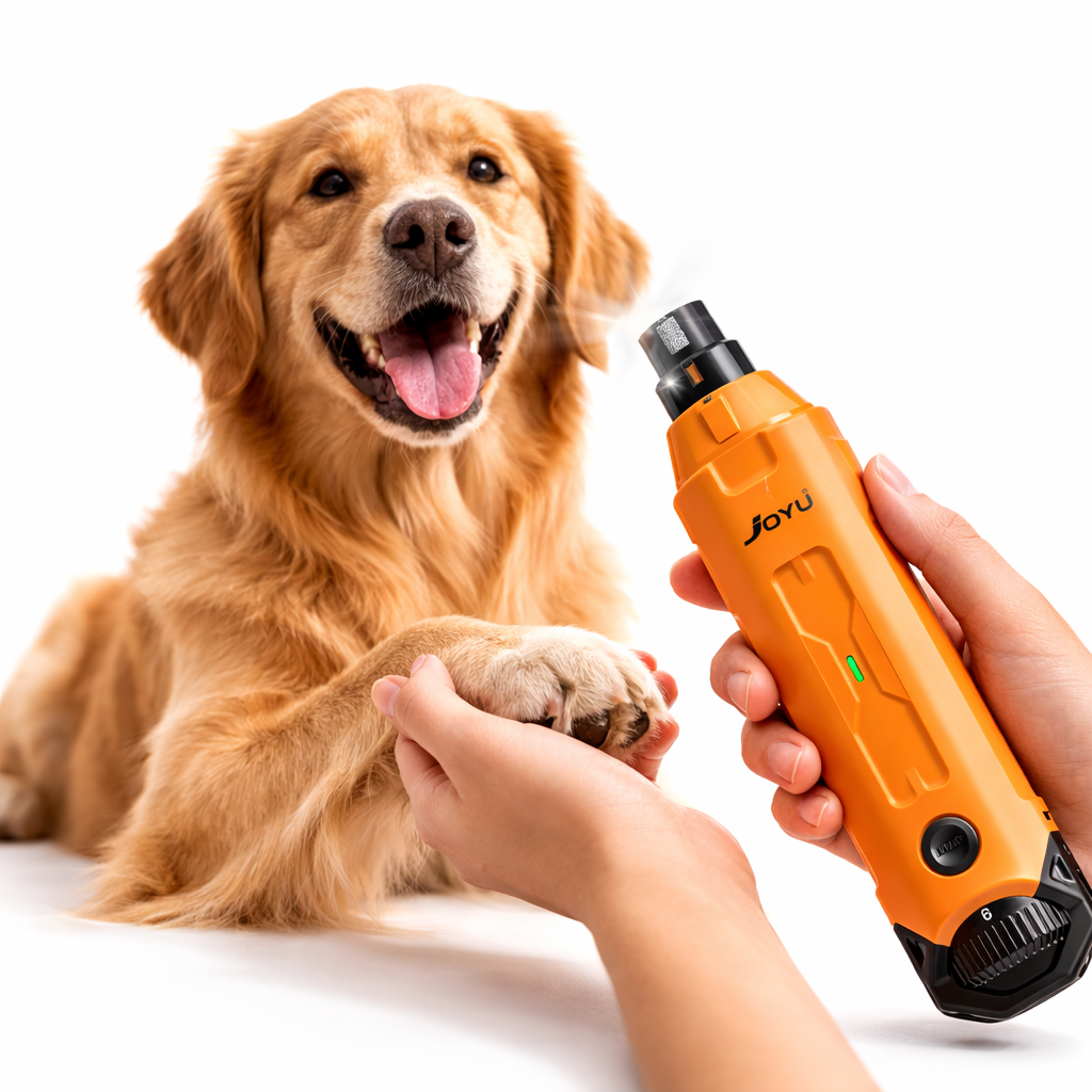 Cortauñas eléctrico recargable e inalámbrico para perros, recortador de uñas silencioso con luz LED, amoladora de uñas para mascotas para peluquería canina