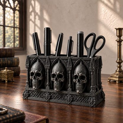 Mortalia™ - Gothic Skull Organizer
