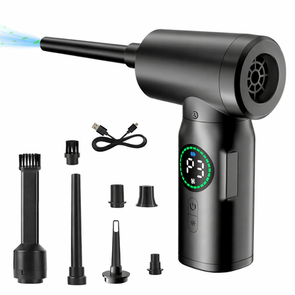 Cordless Air Blaster | Rechargeable Cleaning Tool with 7500mAh Battery | Efficient Dust Removal for Electronics