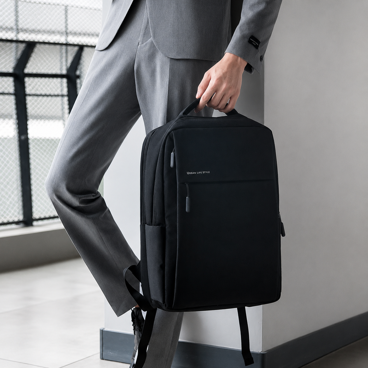 Water-Resistant Commuter Backpack with Padded Laptop Compartment for Work & Travel