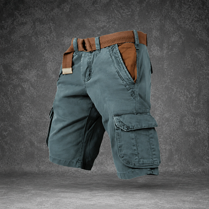 RUGGAREX – Men Cargo Shorts Lightweight Multi Pocket Casual Wear