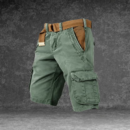 RUGGAREX – Men Cargo Shorts Lightweight Multi Pocket Casual Wear