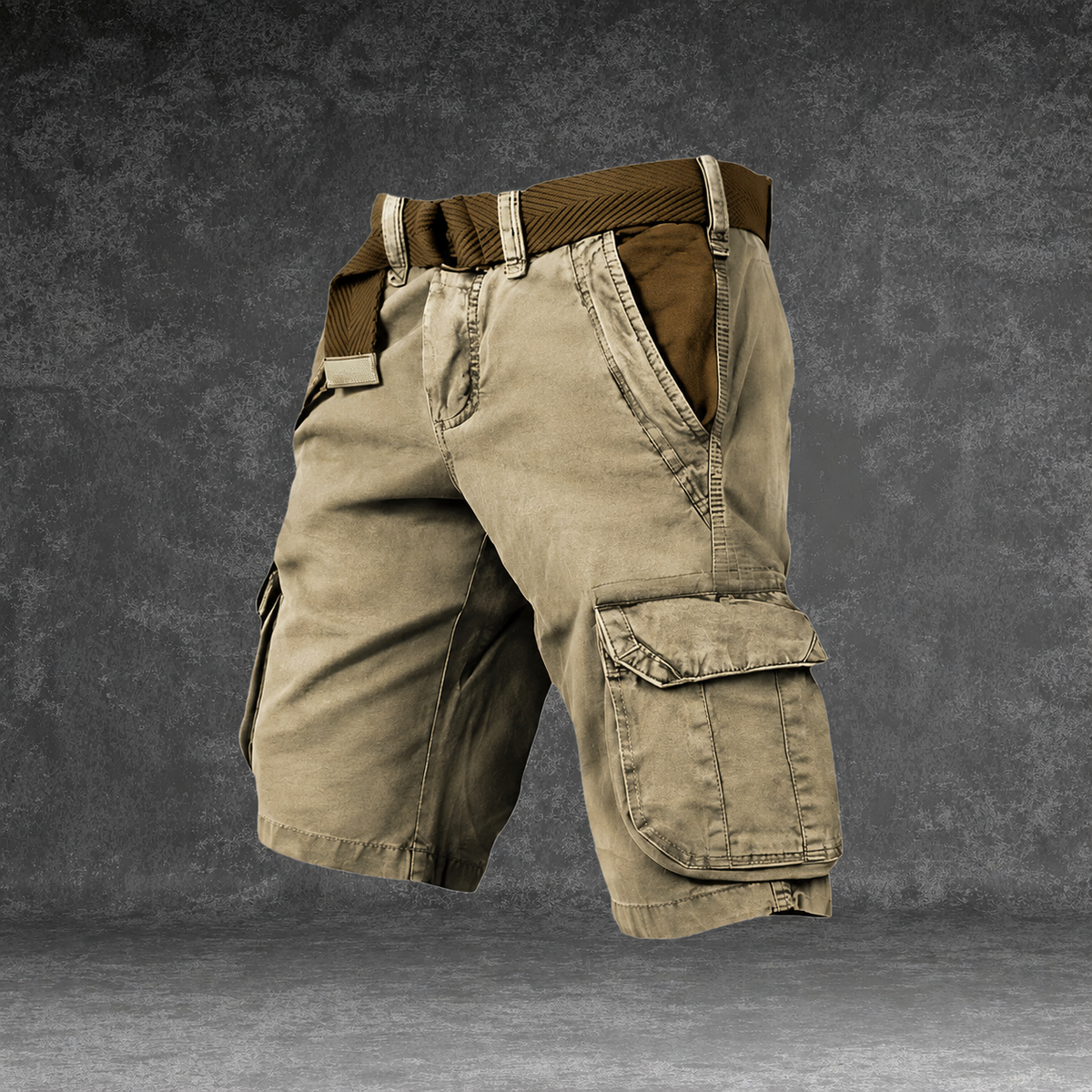 RUGGAREX – Men Cargo Shorts Lightweight Multi Pocket Casual Wear